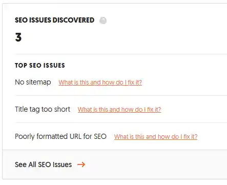 常見seo問題報告